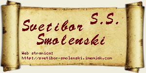 Svetibor Smolenski vizit kartica